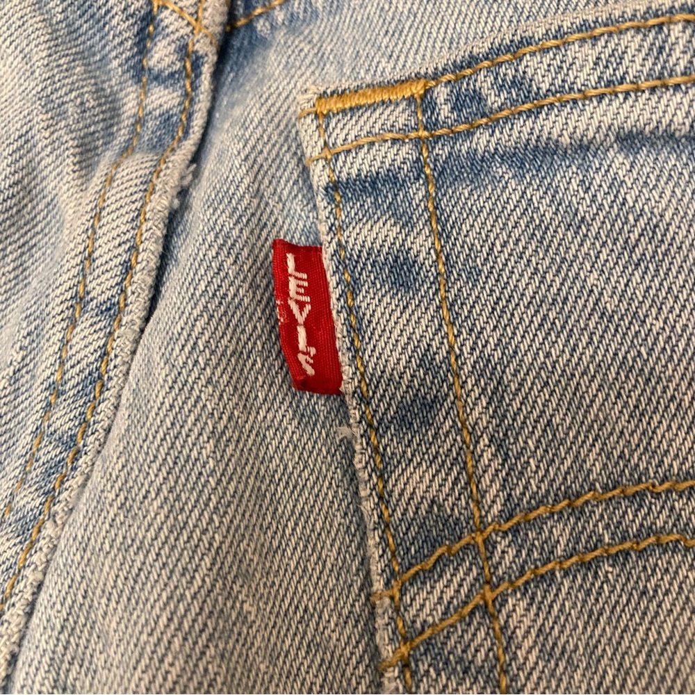 Levi’s Ribcage Straight Light Wash Denim Jeans, Button Fly, Women’s Size 25 - Picture 10 of 15